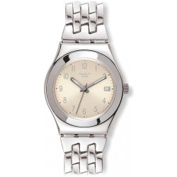 Buy Swatch Ladies Watch Irony Medium Follow Ways Cream YLS441G