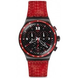 Swatch Herrenuhr Irony Chrono Rosso Fuoco YVM401