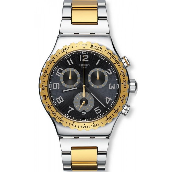 Acheter Montre Swatch Homme Irony Chrono Golden Youth YVS427G