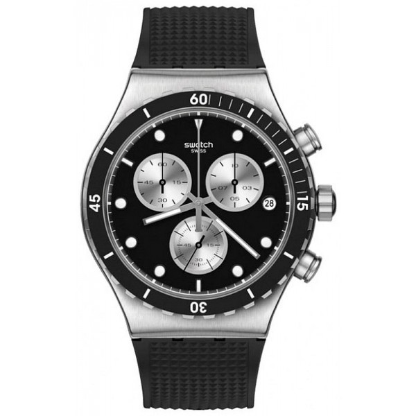 Buy Swatch Mens Watch Irony Chrono Dark Irony YVS487